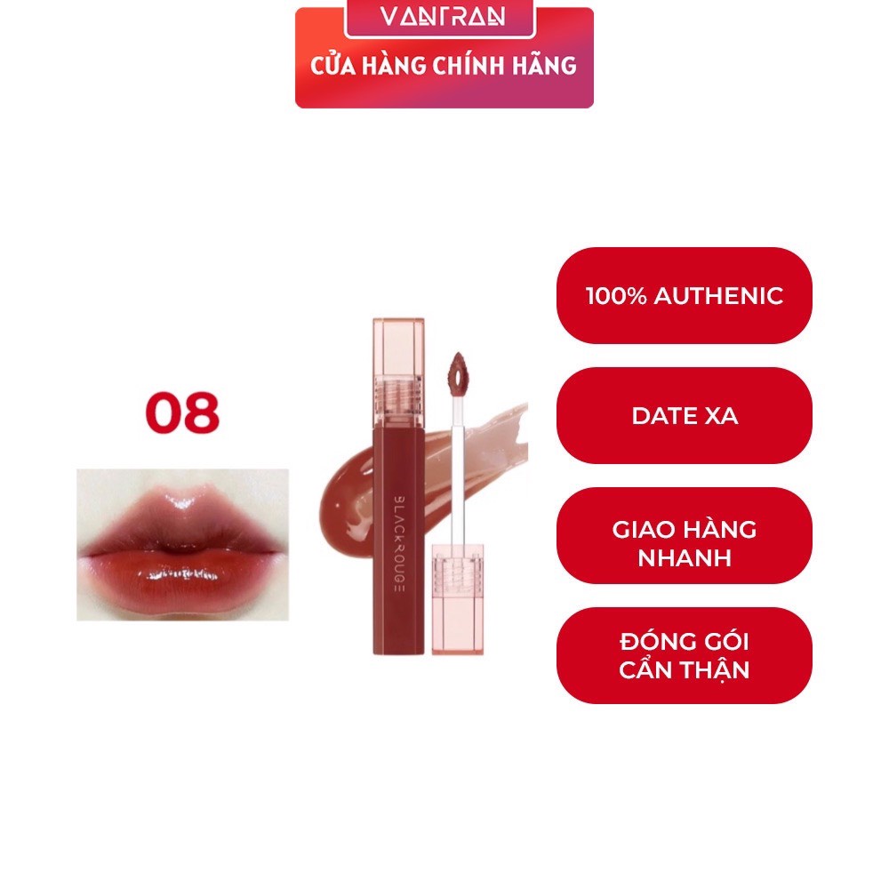 [ Có Sẵn ] Son Tint Bóng Black Rouge Half N Half Water Glow Hg08