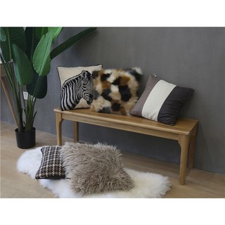 MANDY HOME Vỏ Gối Dày Dặn Thêu Họa Tiết Ngựa Vằn Phong Cách Bắc Âu