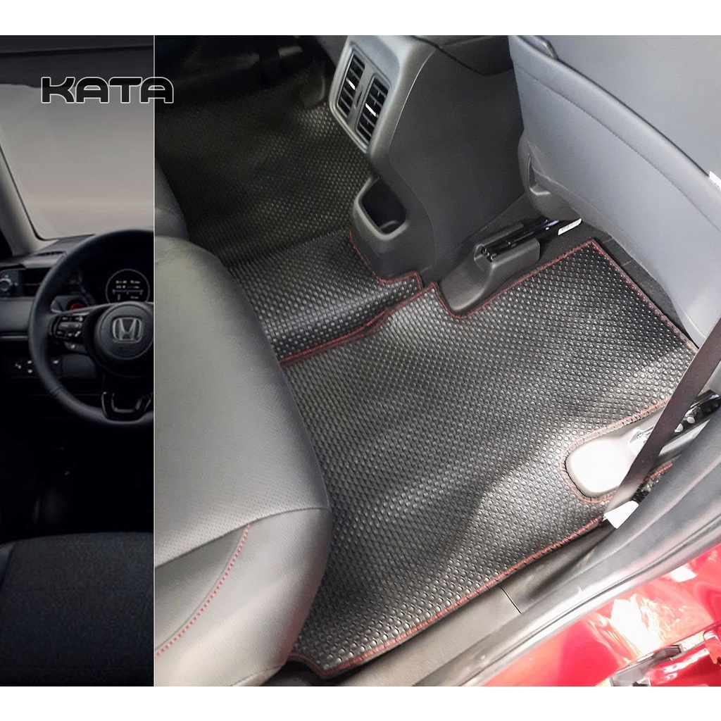 Thảm lót ô tô KATA cho xe Honda HR-V (2022-2025) - Khít với sàn, Chống thấm, Chống trơn, Không mùi, Không ẩm mốc