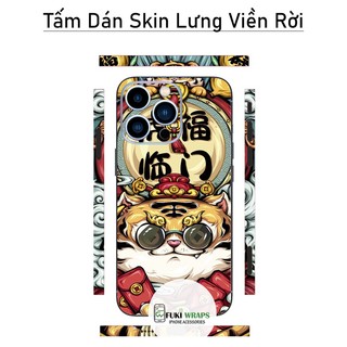 Tấm dán Skin Mặt Sau Mẫu Thần Tài M10 FULL VIỀN 14 pro max , 13 pro max , 12 pro max , 11 pro max , xs max - FukiShop
