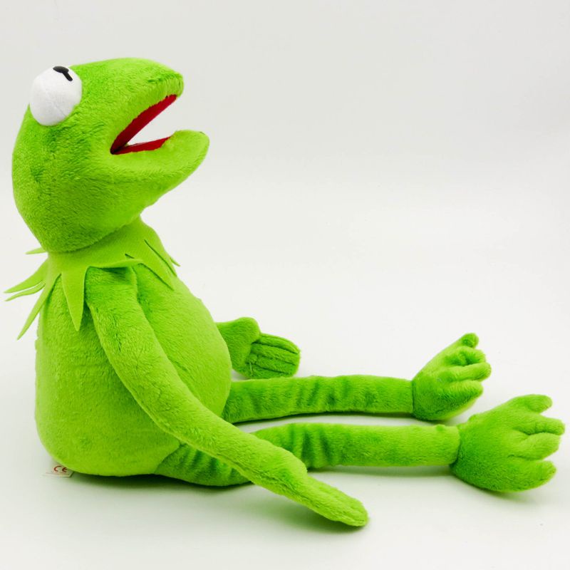 Đáng Yêu Kermit 18inch Muppet Ếch Sang Trọng Đồ Chơi Búp Bê Cho Cuddly Vui Nhộn Mềm Mại