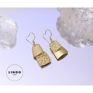 Bông tai thời trang thanh lịch dáng dài LINDO thích hợp đeo đi chơi, dự tiệc