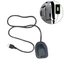 Pealike 27 5 inch Ba lô Gói mở rộng bên ngoài Cổng USB Giao diện sạc Bộ chuyển đổi điện thoại di động Dây cáp sạc màu đen
