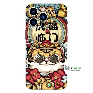 Tấm dán Skin Mặt Sau Mẫu Thần Tài M10 FULL VIỀN 14 pro max , 13 pro max , 12 pro max , 11 pro max , xs max - FukiShop