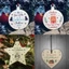 Đồ trang trí Giáng sinh Treo Bauble Gỗ Năm Khóa 2020
