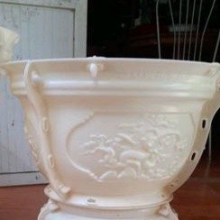 Khuôn chậu tròn rộng 50 cm không chân Nhựa abs