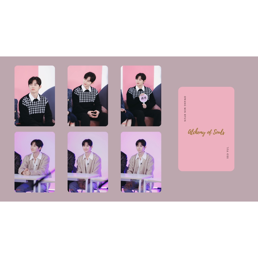 card bo góc Hwang Min Hyun- Seo Yul (Hoàn hồn-Alchemy of Souls)