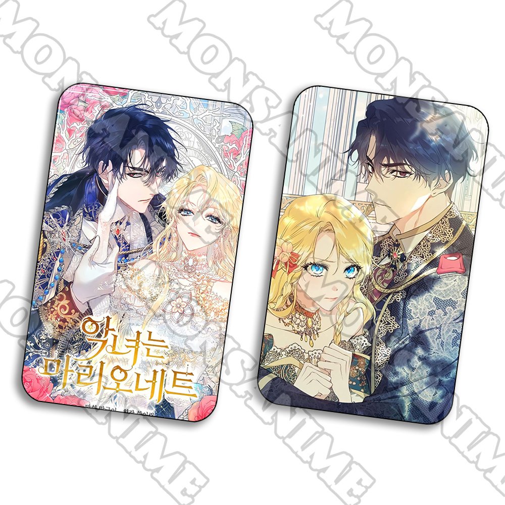 Ảnh card bo góc in hình ÁC NỮ LÀ CON RỐI ver ÔM manhwa thẻ bo viền 5 ...