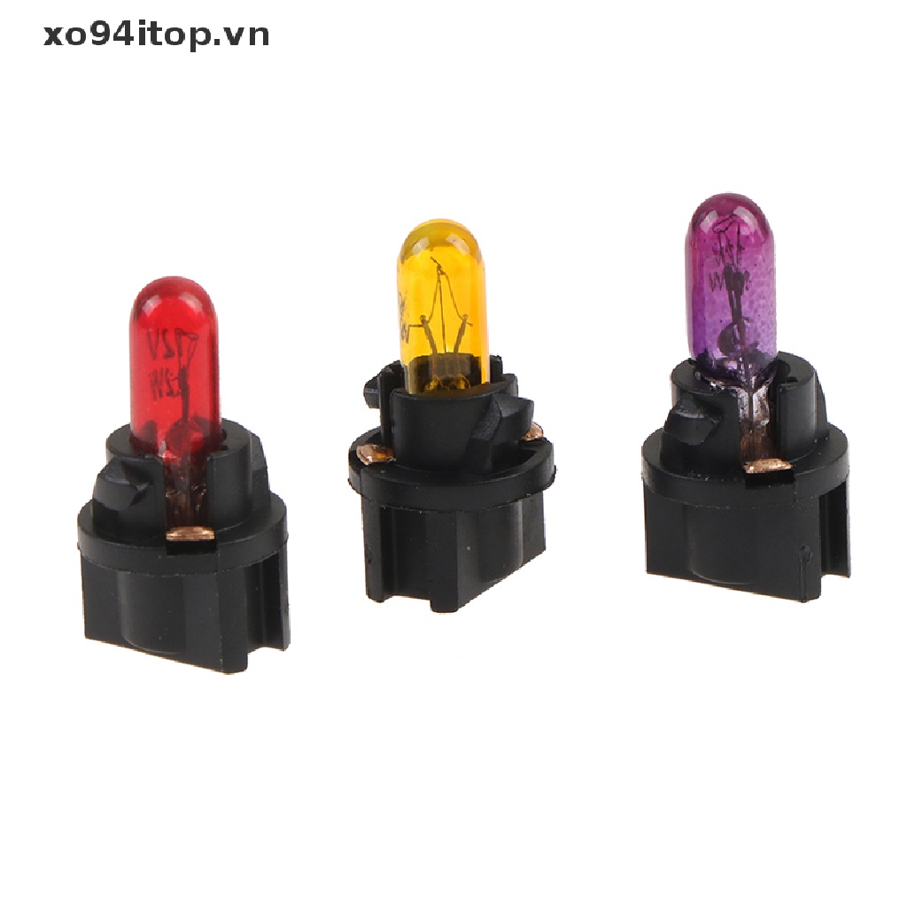 Bộ 10 Bóng Đèn Led T5 .5 W1.2W Bảng Điều Khiển Gắn Cho Ô Tô
