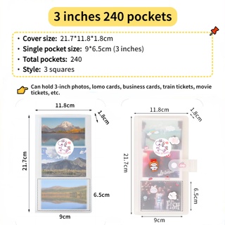 Cuốn Album Ảnh Chất Liệu Pp Mờ Kích Thước 3Inch,Album Đựng Ảnh ,Album Hình, Album Đựng Card,Vở Đựng Album Trong Suốt，Album Đựng Card Bo Góc，Ngăn Có Bao  Gồm Thẻ A4 Album Đựng Card