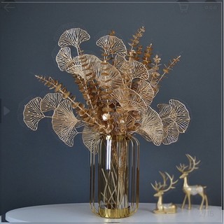 DECOR - 10 mẫu Cành lá nhũ vàng, đào đông, thẻ treo, quạt tròn giấy trang trí Tết 🌻🐻