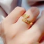 Nhẫn nữ bằng chất liệu titan không gỉ mặt hồ ly thời trang sang trọng quyến rũ mẫu mới nhất 2023