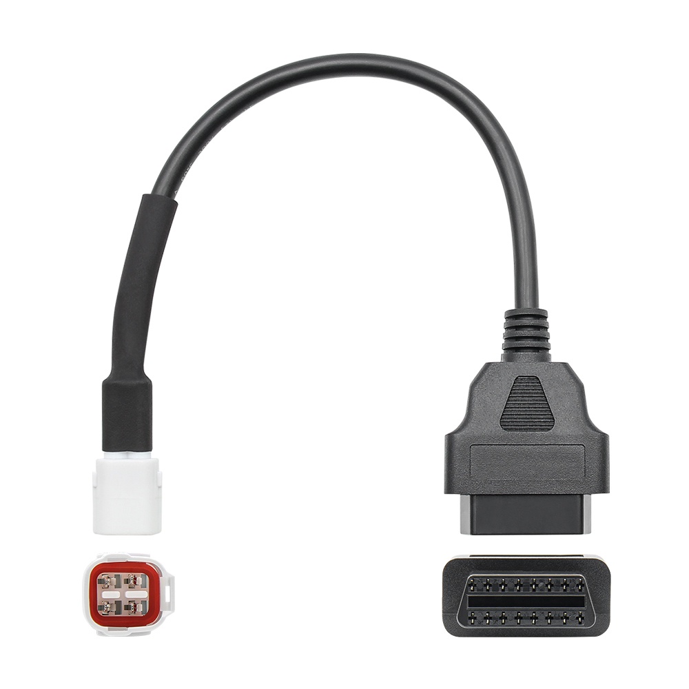 Cáp ChẩN ĐoáN LỗI ELM327 Yamaha 3PIN Sang 16PIN OBD2 OBD2 4Pin Sang 16PIN ELM 327 Yamaha 3 Pin 4 Pin Cho Xe MáY