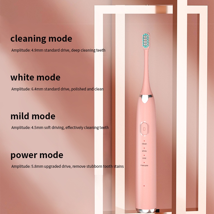 Ảnh Bàn Chải Đánh Răng Điện Tử sonic 6 Đầu Thay Thế + 1 Giá Đỡ 4