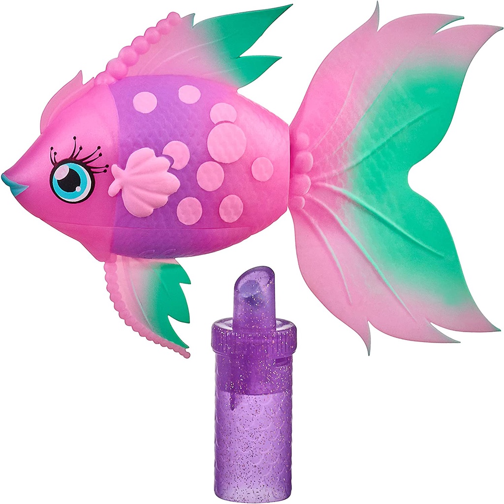 Little Live Pets Lil 'Dippers Fish - Trải nghiệm giải hộp và tương tác kích hoạt bằng nước ma thuật