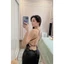 HT435 Set váy ngủ và áo choàng sexy viền ren tôn dáng, đồ ngủ lụa dáng suông sang chảnh HT435 (81+255)