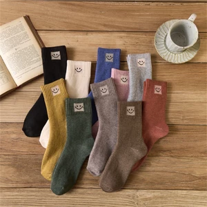 Tất nữ lót lông 100% cotton Nhật vớ dày siêu mềm giữ ấm mùa đông Fuji