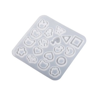 Khuôn Silicone Đổ Resin Hình Vuông / Ngôi Sao Làm Trang Sức DIY