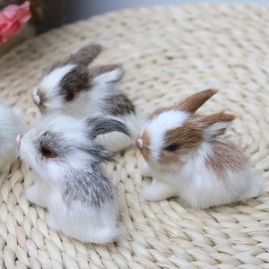 Thỏ Nhồi Bông Mini Dễ Thương Trang Trí Phòng Ngủ