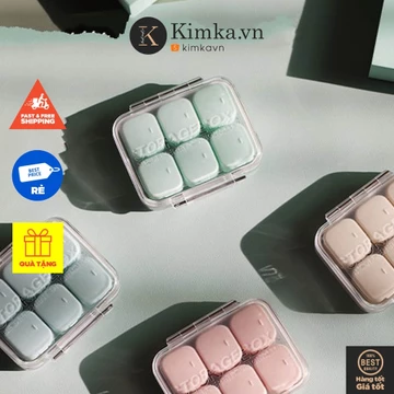 (152) Hộp Khay Đựng Chia Thuốc Trong Suốt Có Nhiều Hộp Chia Thuốc Nhỏ