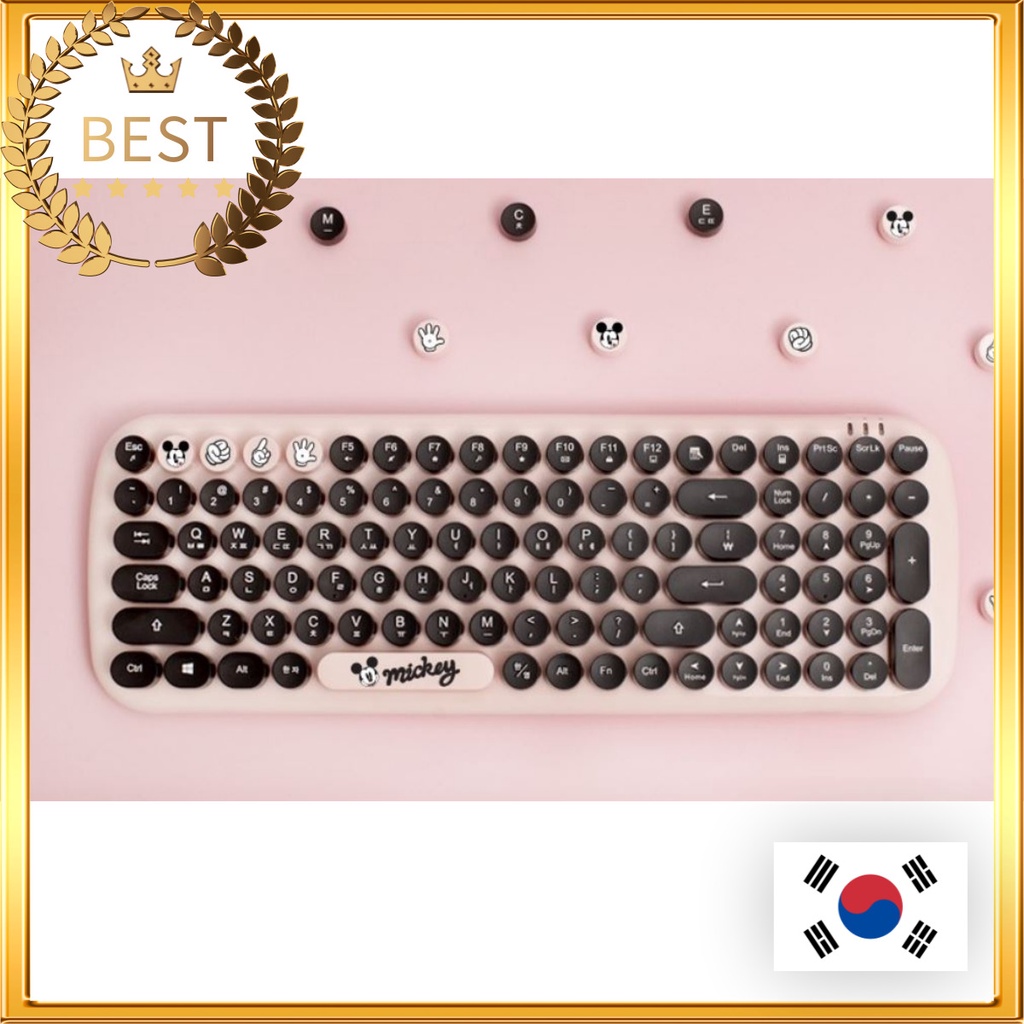 [Disney x Royche] MICKEY MOUSE Retro Wireless Keyboard DISNEY Bàn Phím ...