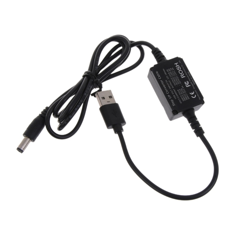 Cáp chuyển đổi dòng IOR USB sang DC Boost 5V sang 12V Dây nguồn điện áp có thể điều chỉnh