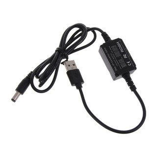 Cáp tăng cường redbaiaa1 Cáp sạc 5V Boost sang 12V DC5 5x2 1mm Điện áp USB Bước lên