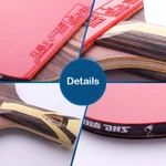 Vợt Bóng Bàn Chuyên Nghiệp DHS 9002 / 9006 Chính Hãng Với Bão 8 Và Bão 3 Tay Cầm FL Cao Su Lắc Giữ DHS 7 / 8 / 9Star Ping Pong Bát Có Vỏ — ảnh 7
