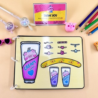Sổ làm Nail búp bê giấy 2