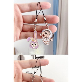 Dây Đeo Điện Thoại Di Động Mặt Hình Phi Hành Gia Hành Tinh Shin-Chan Stella Kuromi Cho Cặp Đôi