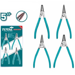 ĐỒ NGHỀ TOTAL Bộ 4 kềm mở phe 5”/125MM THTJ214041<HÀNG CHÍNH HÃNG>