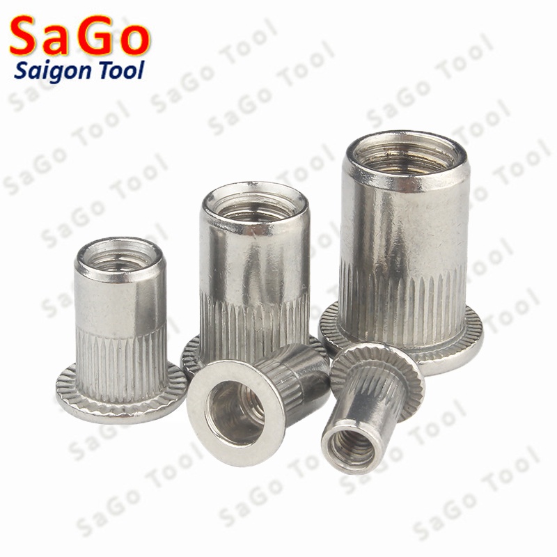 Tán ecu rút inox 304 size M3 M4 M5 M6 M8 M10 loại tốt | Shopee Việt Nam
