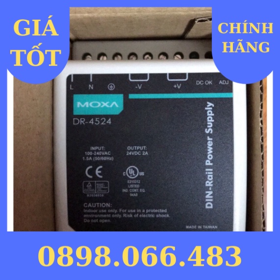 GiáTốt Bộ Chuyển Đổi - Máy Chủ Moxa DR-4524 DR-45-24 Moxa 24VDC Bộ Đổi ...