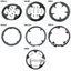 Xe Đạp Crank Cap Chainring Crank Set Phụ Kiện Xe Đạp Dây Xích Đen Bảo Vệ Bánh Xe