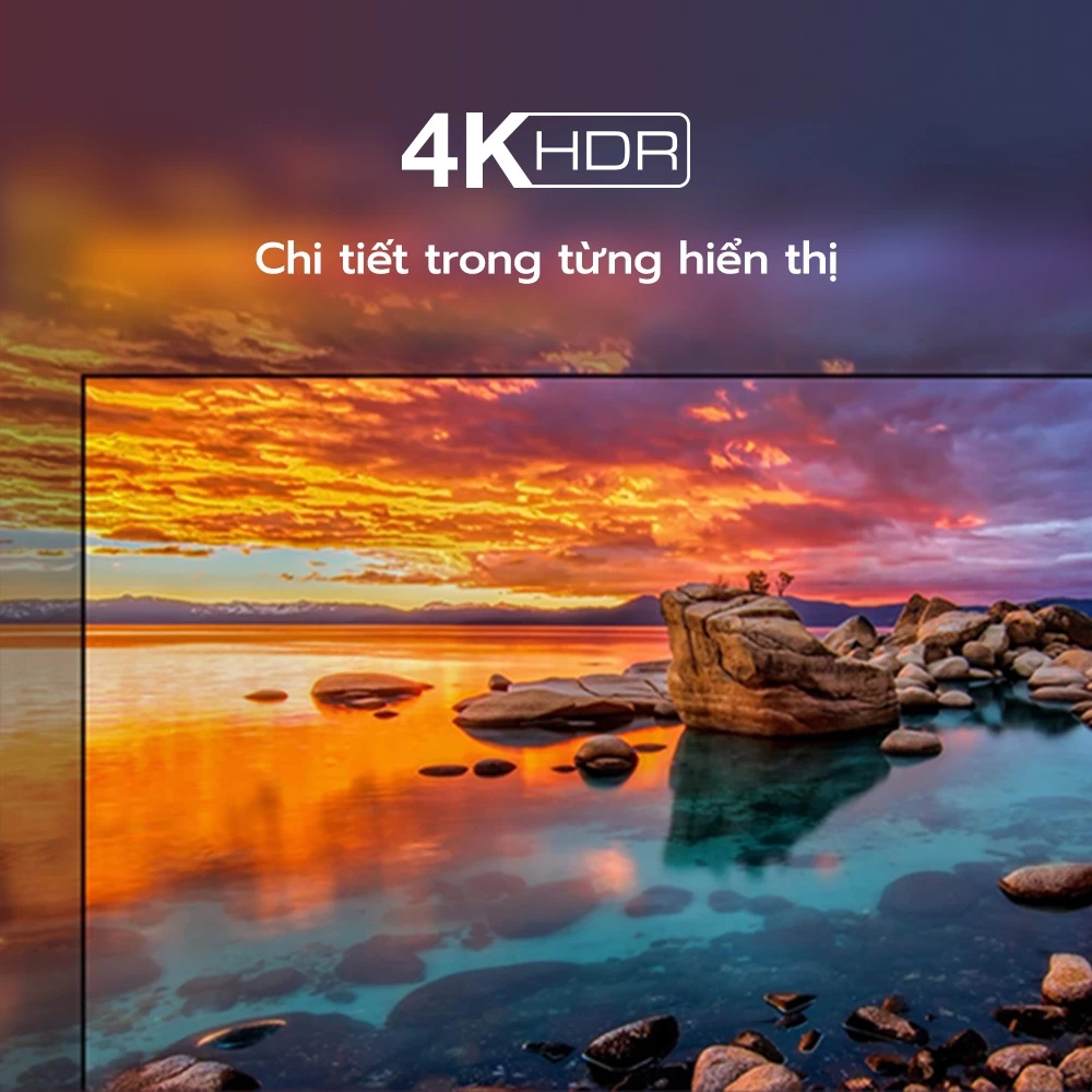 【4K HDR】TCL 55 inch UHD 55T66, Google TV, Tần số quét 60Hz, Chứng nhận Dolby Atmos, Lắp 0đ HCM HN