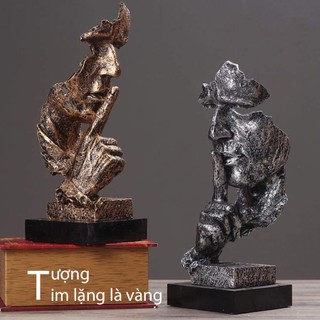 Tượng tam không decor phòng 247 mô hình nghệ thuật kích thước 35cm, nhằm nhắc nhở bạn