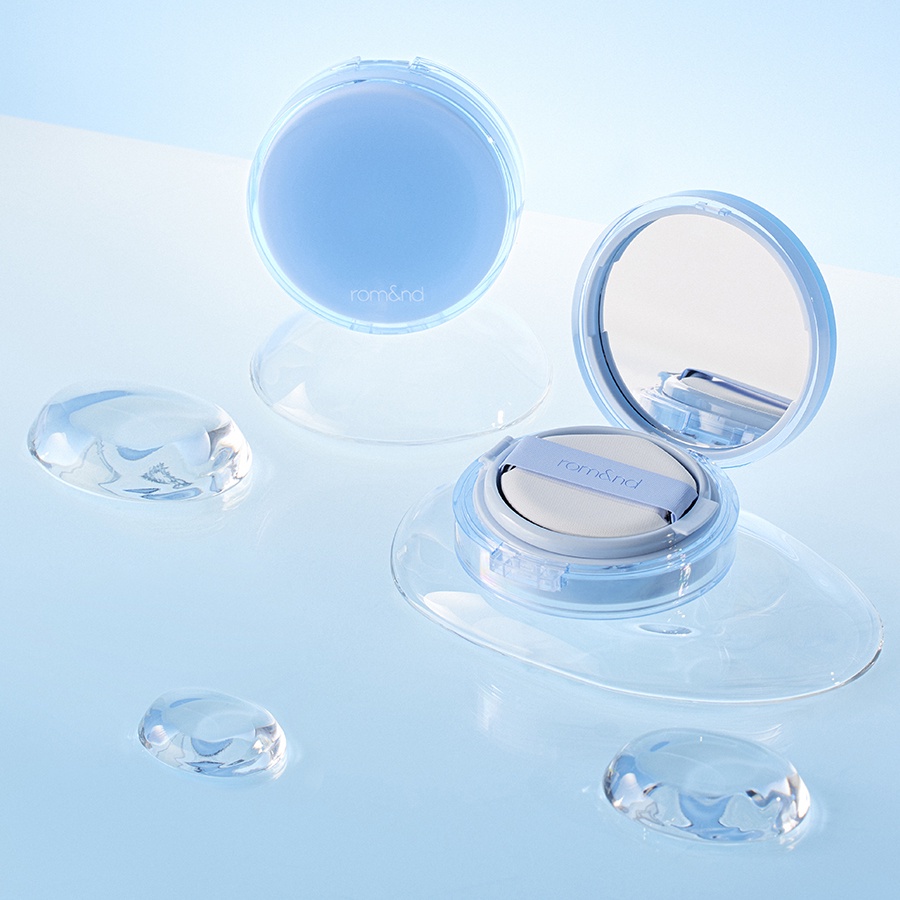 Phấn nước Romand che phủ tự nhiên, dưỡng ẩm cho da căng bóng Romand Bare Water Cushion SPF38/PA++++ 20g ThegioiSkinfood