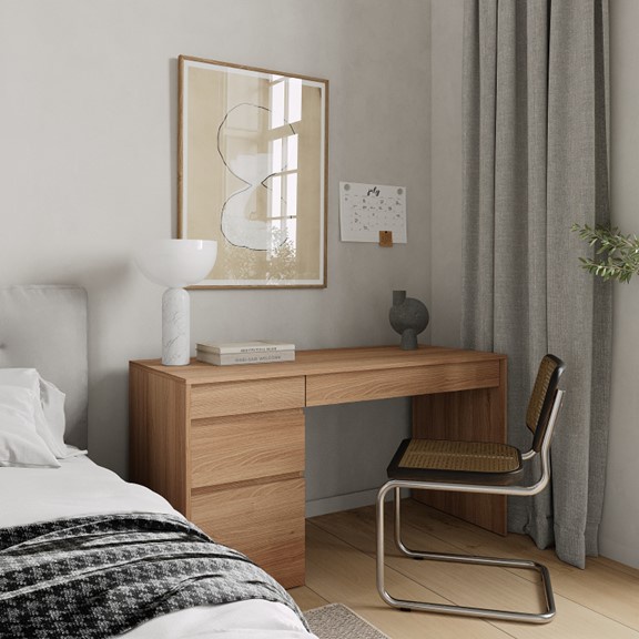 Ảnh DECI, Bàn làm việc, bàn học DEK_095, 120x60x75cm, bàn gỗ Scandi Home 4