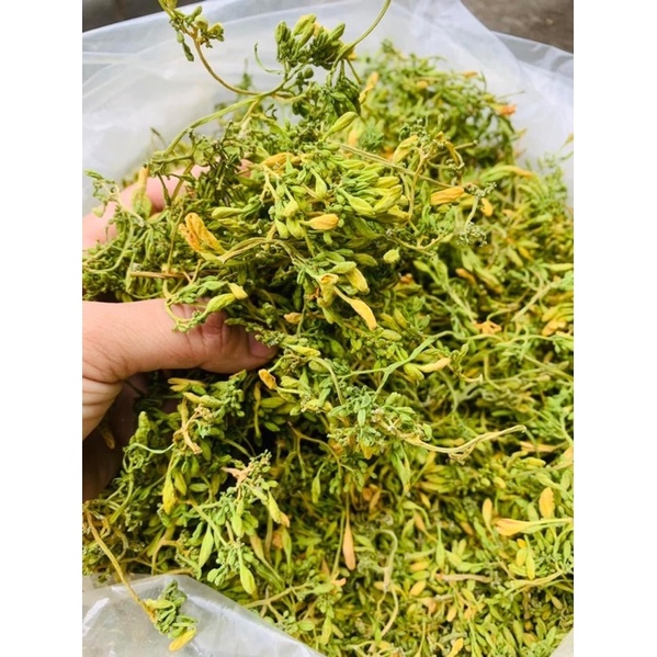 Hoa đu đủ đực sấy khô 250gr(Hàng sạch đẹp,không vụn,thơm đặc trưng hoa đủ đủ) -Thảo dược thiên nhiên tốt cho sức khỏe
