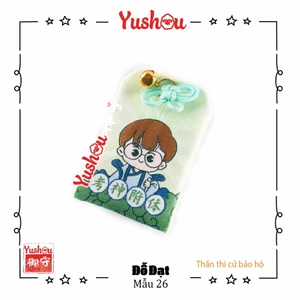 Túi Phước Yushou Đỗ Đạt - Thi Cử - Khảo Thần Phụ Thể - Kiểu Omamori Nhật, Có sẵn, Quà tặng ý nghĩa.