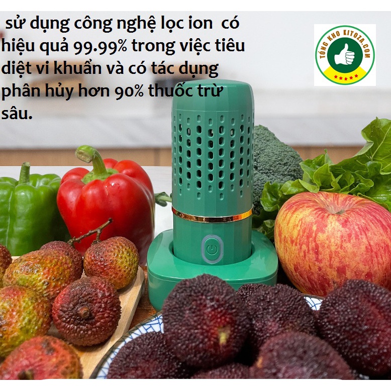Máy rửa rau quả CASY,máy khử trùng, tiệt trùng hoa quả, thực phẩm tự động bằng công nghệ điện phân nước H01