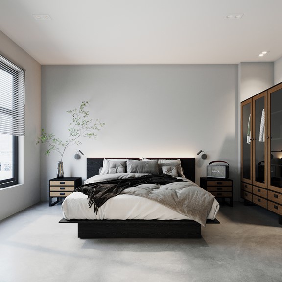 Ảnh HENRY, Giường ngủ phong cách hiện đại BED_112, 210x23cm, Scandi Home 2