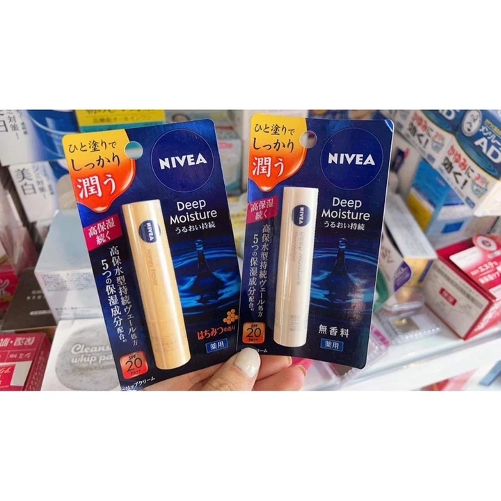 SON DƯỠNG NIVEA NỘI ĐỊA NHẬT 100%(kem bill)