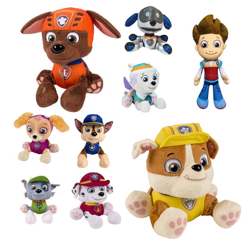 Bộ đồ chơi sang trọng sang trọng và dễ thương với Ryder Marshall Rubble Chase Rocky Zuma Skye