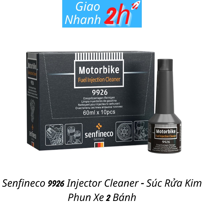 [Freeship] Súc Rửa Kim Phun Xe 2 Bánh SENFINECO 9926 60ml Injector ...