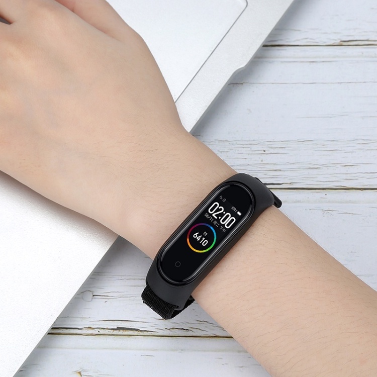 Dây đeo nylon thay thế cho Xiaomi Mi Band 10/9/8/7/6/5/4/3, dây thể thao, vòng đeo tay
