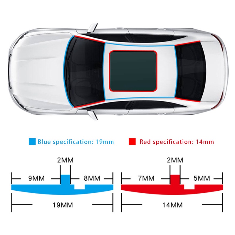 Dải cao su dán viền cửa sổ xe hơi SEAMETAL hình chữ T chống thấm nước
