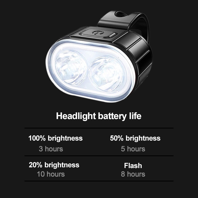 BUCKLOS Đèn LED Xe Đạp Đèn Hậu Chống Nước Đi Đêm Đèn Cảnh Báo MTB Đèn Xe Đạp Đường Bộ USB Di Động Sạc