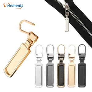 1 Đầu Khóa Kéo Thay Thế Bằng Hợp Kim Kẽm Có Thể Tháo Rời Đa Năng Cho Quần Jean / Áo Khoác
