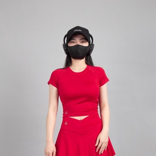 Áo Croptop Pro C019 cá tính 2in1 sẵn đệm tập luyện thể thao , đi chơi ,đi bơi